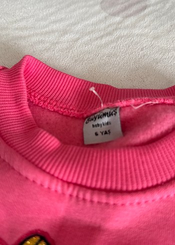 6 yaş- Pembe Uzun Kollu Örme Kız Bebek Takımı - Görsel 7