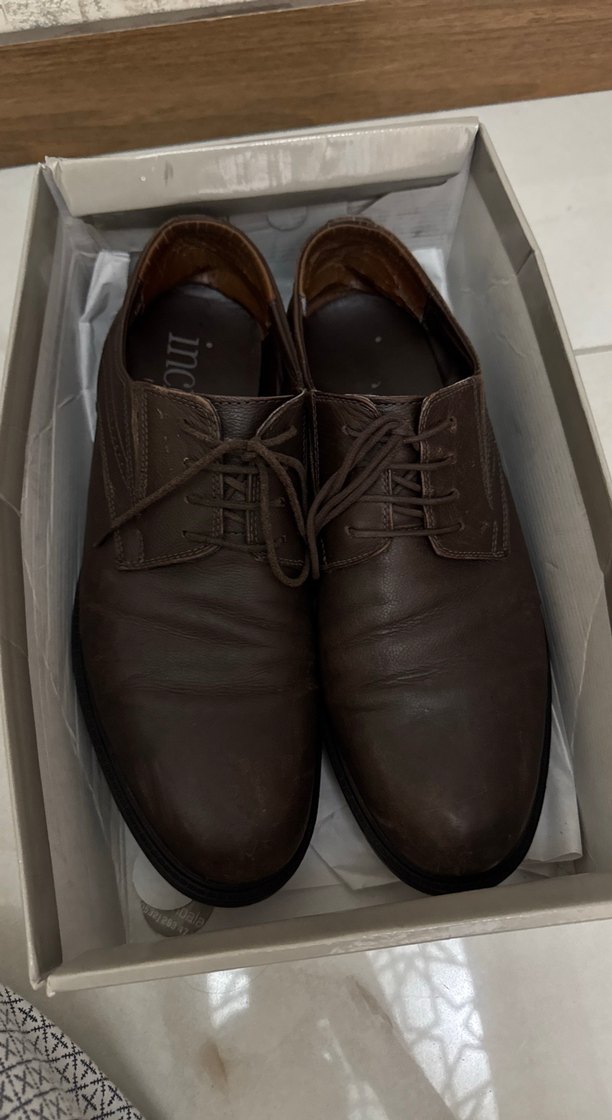 İNCİ 42 numara Kahverengi Erkek Klasik Ayakkabı - Görsel 2