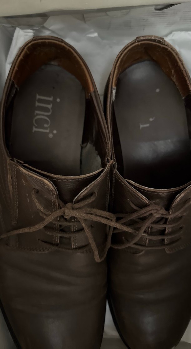 İNCİ 42 numara Kahverengi Erkek Klasik Ayakkabı - Görsel 4