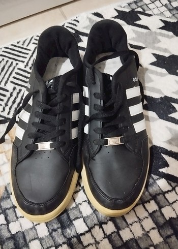 Beyaz Bağcıklı Erkek Spor Ayakkabı - Görsel 2