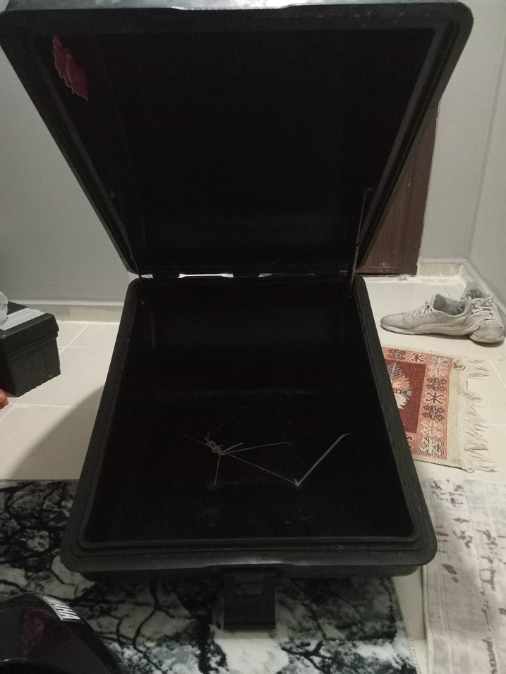 Siyah Plastik Taşıma motorsiklet - Görsel 2