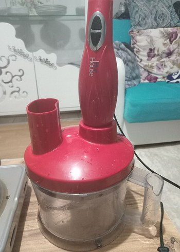 Kırmızı ve Gri Mutfak Blender Seti - Görsel 2