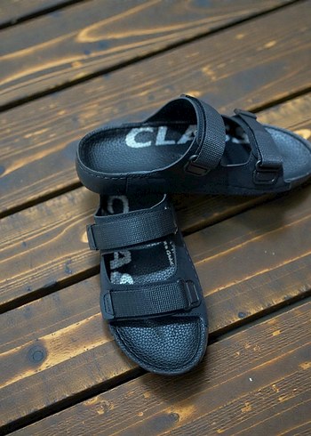 Erkek Siyah cırtlı dolgun taban erkek terliği - Görsel 2