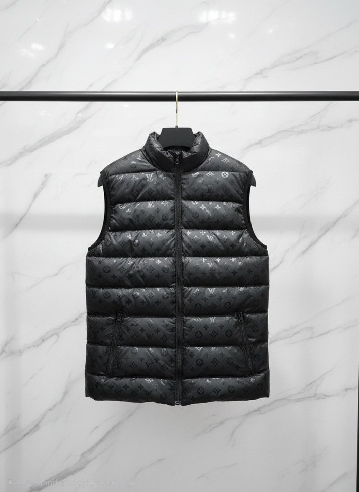 Siyah Deri Fermuarlı Erkek Yelek - Görsel 4