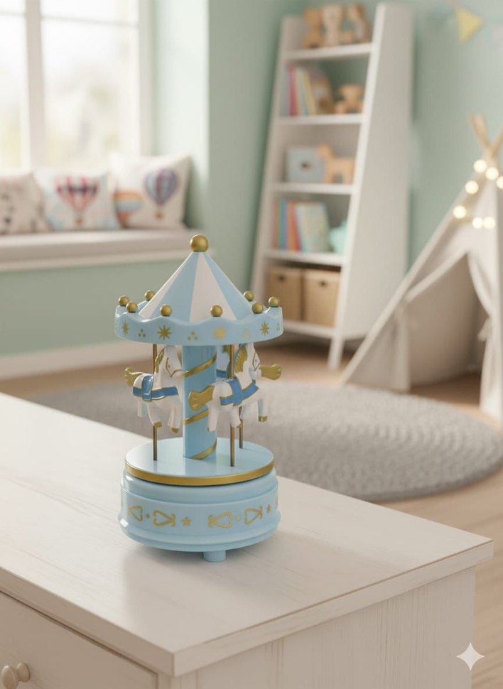 Mavi Atlı Karınca Müzikli Oyuncak - Görsel 2