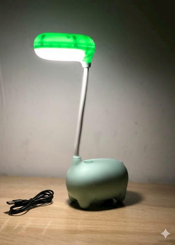 Turkuaz USB Masa Lambası - Görsel 2