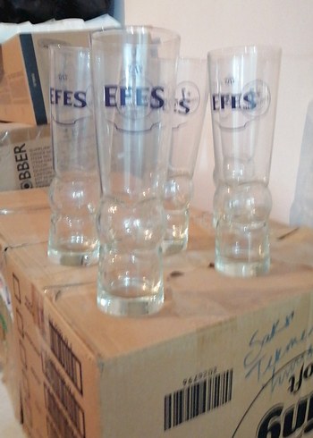 Beyaz Efes Baskılı Cam Bardak Seti - Görsel 2