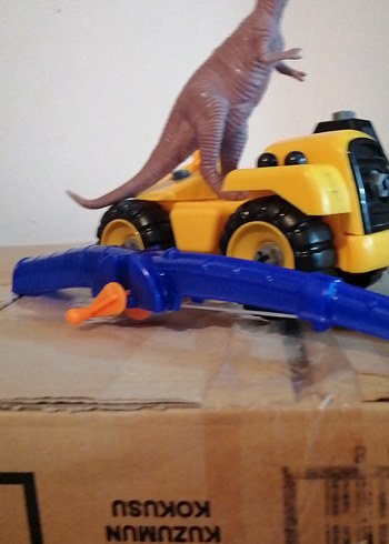 Sarı Renkli Oyuncak İş Makinesi Araba - Görsel 2