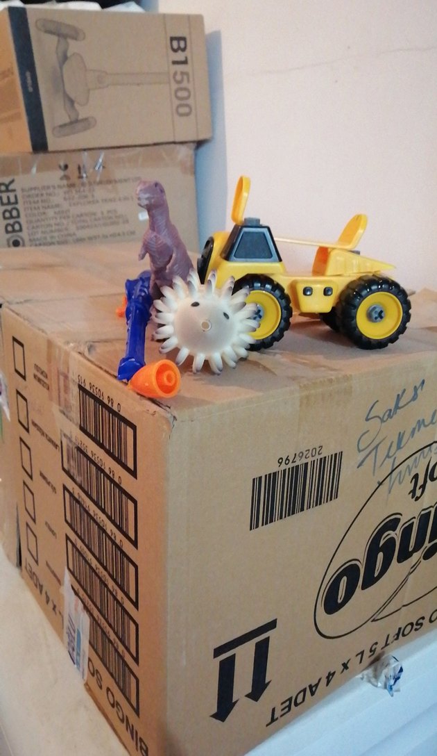 Sarı Renkli Oyuncak İş Makinesi Araba - Görsel 3