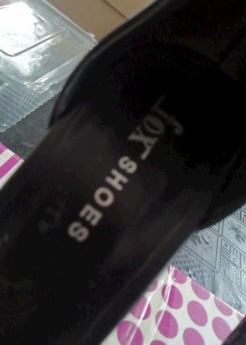 Siyah Tokalı Yüksek Topuklu Kadın Ayakkabı - Görsel 2