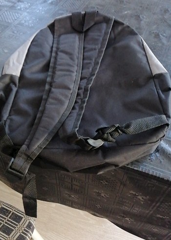 Gri Baskılı Fermuarlı Erkek Sırt Çantası - Görsel 2