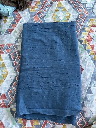 Fresh Scarfs mavi bambu şal