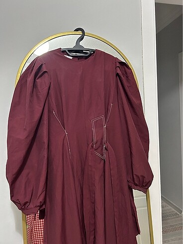 universal Beden Qufra bordo cotton elbise