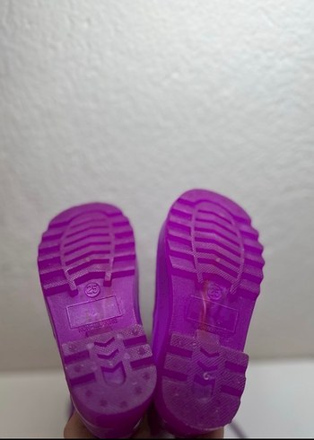 Mor Kız Çocuk Lastik Çizme - Görsel 4