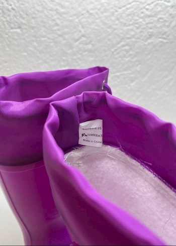 Mor Kız Çocuk Lastik Çizme - Görsel 5