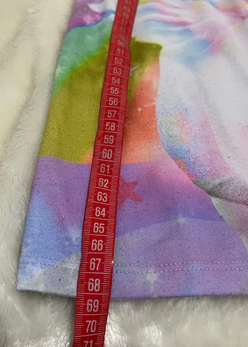 Uzun Kollu Kız Çocuk Unicorn Elbise - Görsel 3