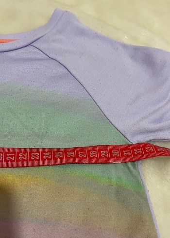 Uzun Kollu Kız Çocuk Unicorn Elbise - Görsel 4