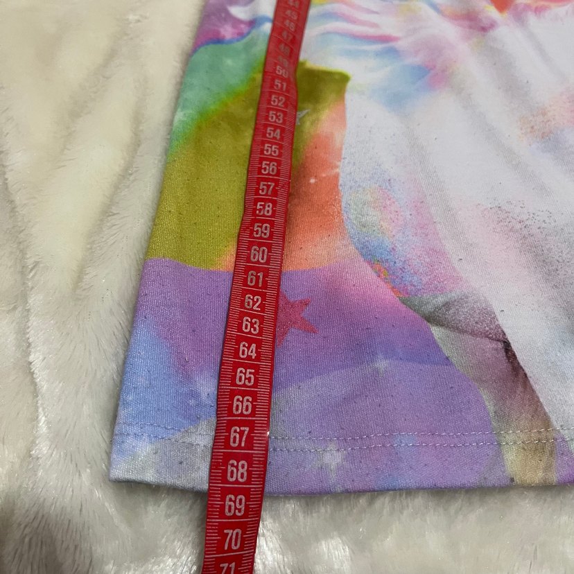 Uzun Kollu Kız Çocuk Unicorn Elbise - Görsel 3