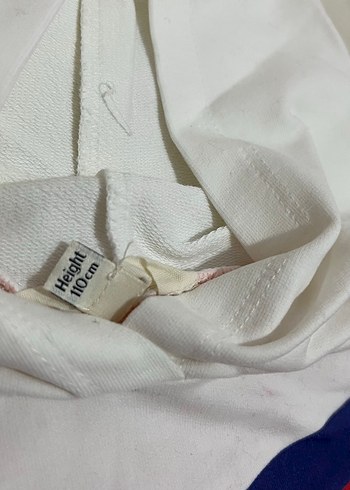 Kız Çocuk Pembe Kısa Kollu Kapüşonlu Elbise - Görsel 2