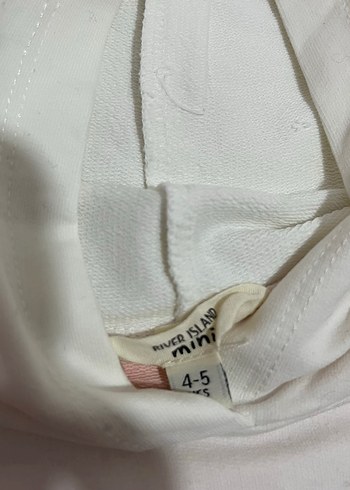 Kız Çocuk Pembe Kısa Kollu Kapüşonlu Elbise - Görsel 3