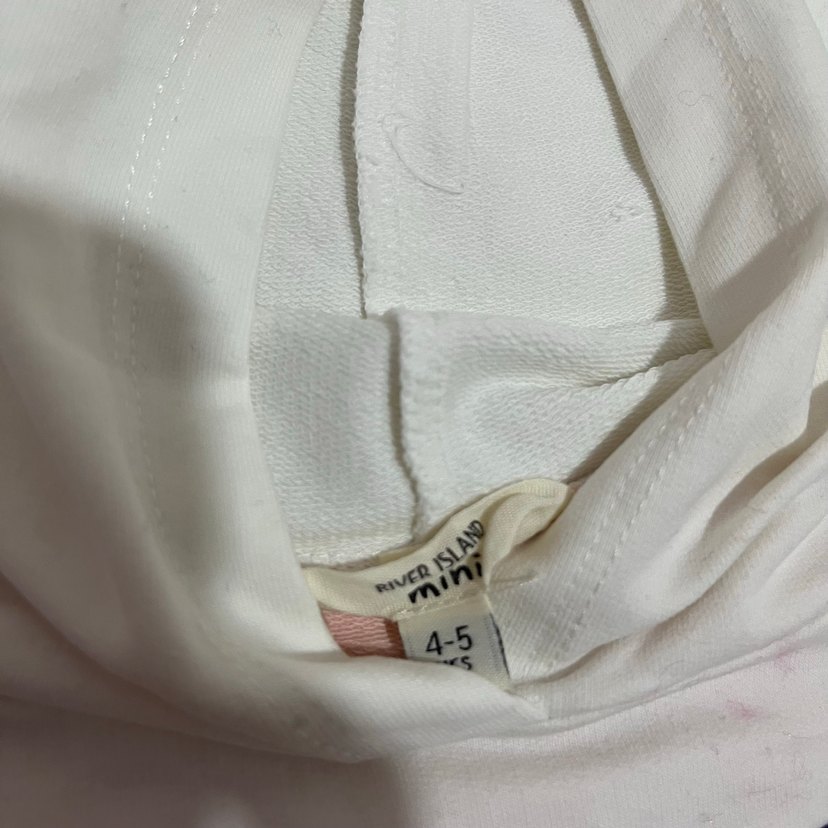 Kız Çocuk Pembe Kısa Kollu Kapüşonlu Elbise - Görsel 3