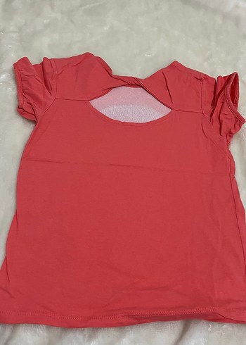 Kız Çocuk Pul İşlemeli Kısa Kollu Tişört - Görsel 2