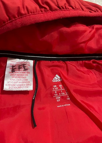 Adidas Kırmızı Çocuk Mont - Görsel 4