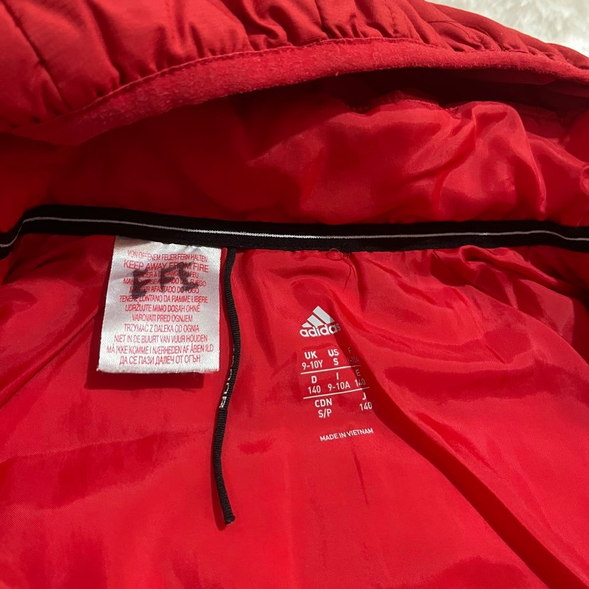 Adidas Kırmızı Çocuk Mont - Görsel 4