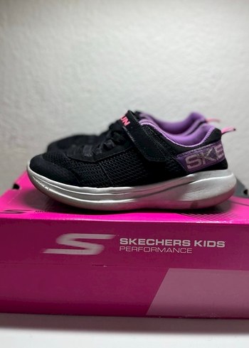 Kız Çocuk Siyah-Pembe Skechers Spor Ayakkabı - Görsel 3