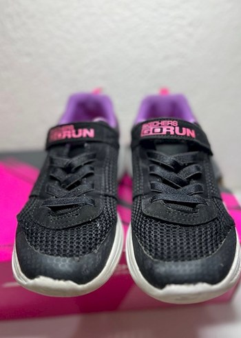 Kız Çocuk Siyah-Pembe Skechers Spor Ayakkabı - Görsel 4