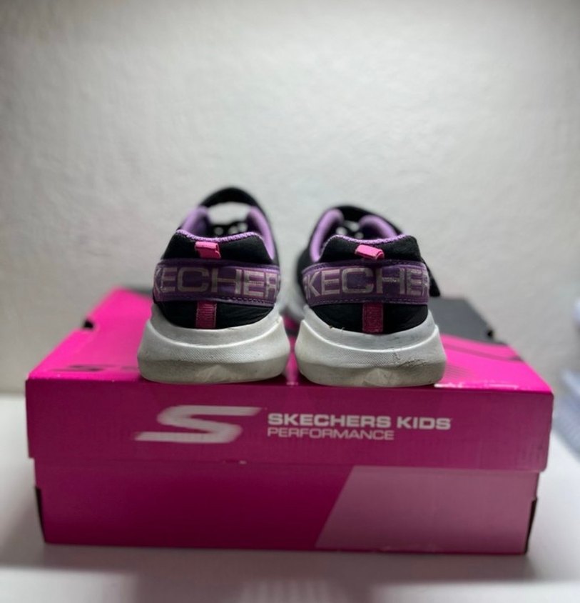 Kız Çocuk Siyah-Pembe Skechers Spor Ayakkabı - Görsel 2