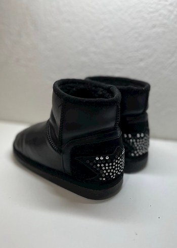 Siyah Deri Kız Çocuk Botu - Görsel 3