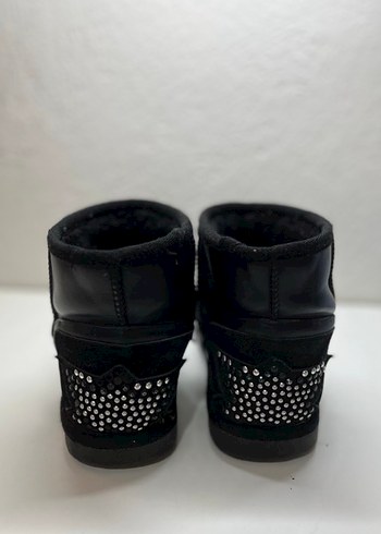 Siyah Deri Kız Çocuk Botu - Görsel 2