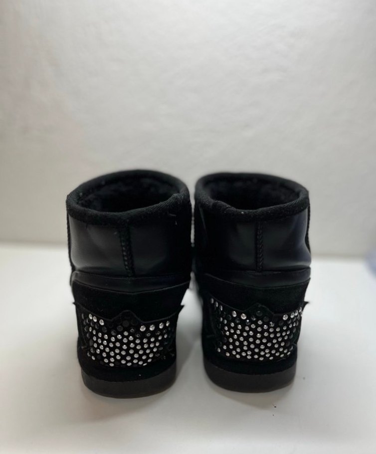 Siyah Deri Kız Çocuk Botu - Görsel 2