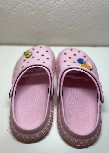 Pembe Baskılı Kız Çocuk Terliği - Görsel 3