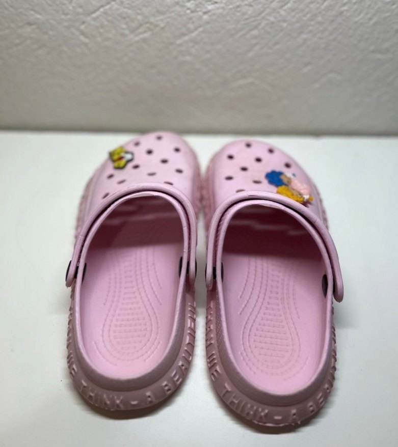 Pembe Baskılı Kız Çocuk Terliği - Görsel 3