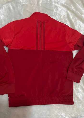 Çocuk Kırmızı Adidas Eşofman Takımı - Görsel 3