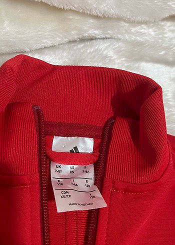 Çocuk Kırmızı Adidas Eşofman Takımı - Görsel 4