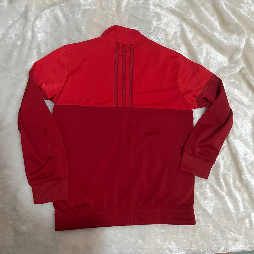 Çocuk Kırmızı Adidas Eşofman Takımı - Görsel 3