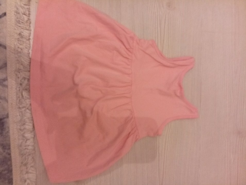 Pembe Nakışlı Kız Çocuk Elbise - Görsel 4