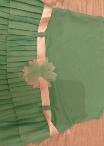 Piliseli Pembe Kız Elbisesi - Görsel 3