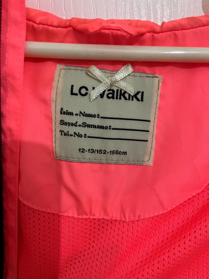 Pembe Kadın Yağmurluk Fermuarlı - Görsel 5