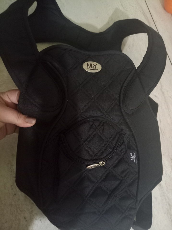 Siyah Bebek Taşıyıcı Kanguru - Görsel 2