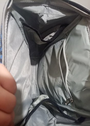 Desenli Lacivert Bebek Çantası - Görsel 3