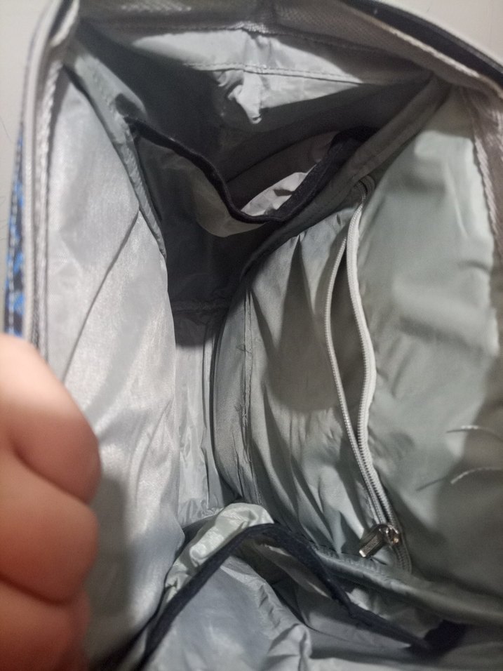 Desenli Lacivert Bebek Çantası - Görsel 3