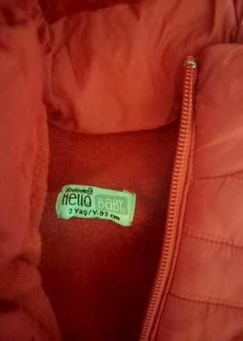 Çocuk Kırmızı Fermuarlı Mont - Görsel 3