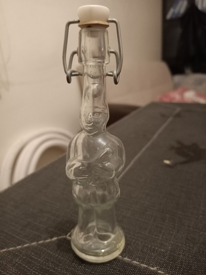 Bej Figür Şişe - Görsel 4