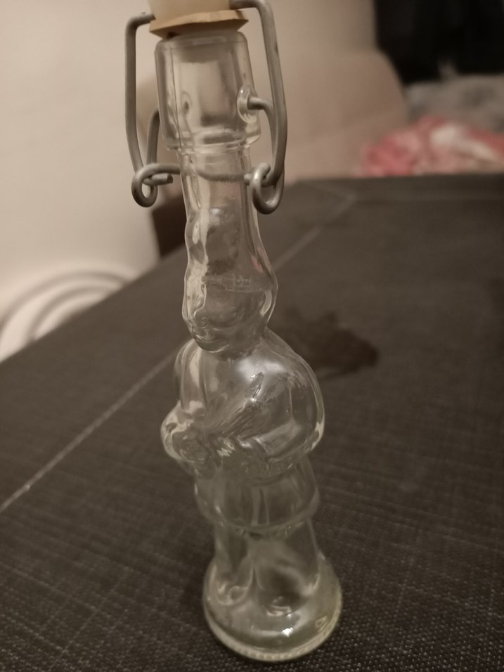 Bej Figür Şişe - Görsel 2