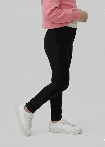 Kız Çocuk Siyah Sıcak Tayt - Görsel 3