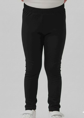 Kız Çocuk Siyah Sıcak Tayt - Görsel 5